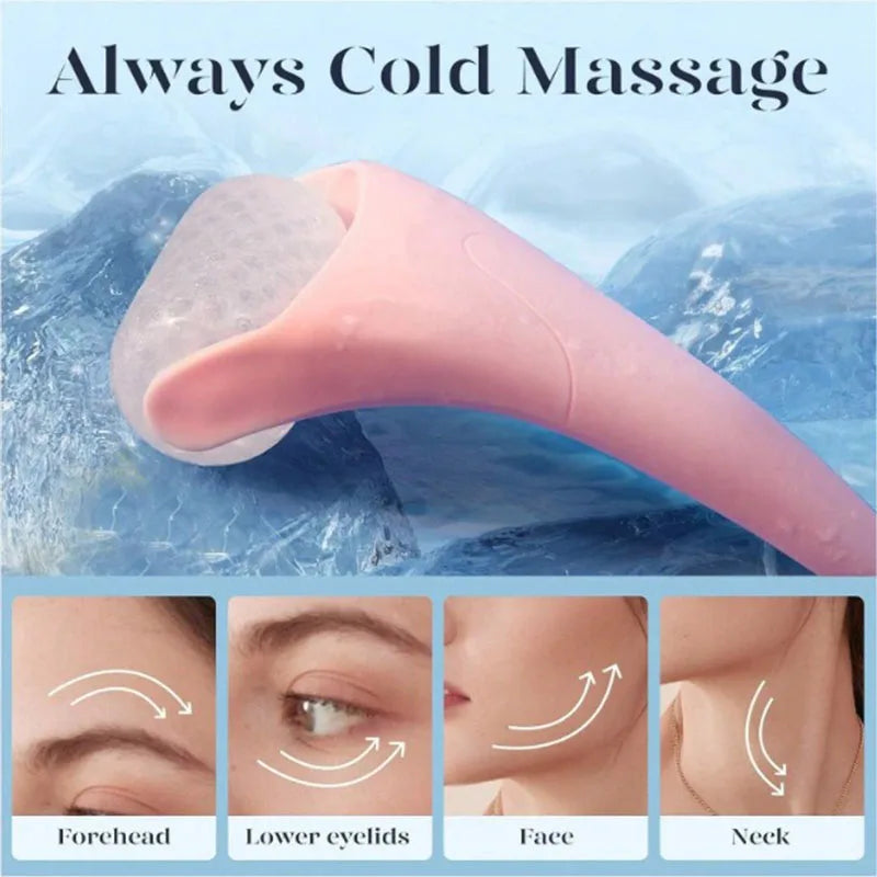 Ice Roller/massager face ice head roller Facial Cooling Beauty Tool Decrease Dark Circles Reusable Clean ice compress care HF11