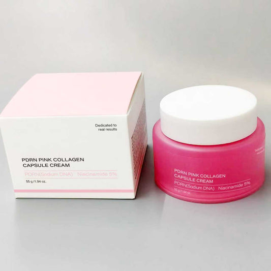 Frog Fish Dna Sodium Pdrncream Moisturizing And Nourishing Pearl Pink Collagen Capsule Face Cream
