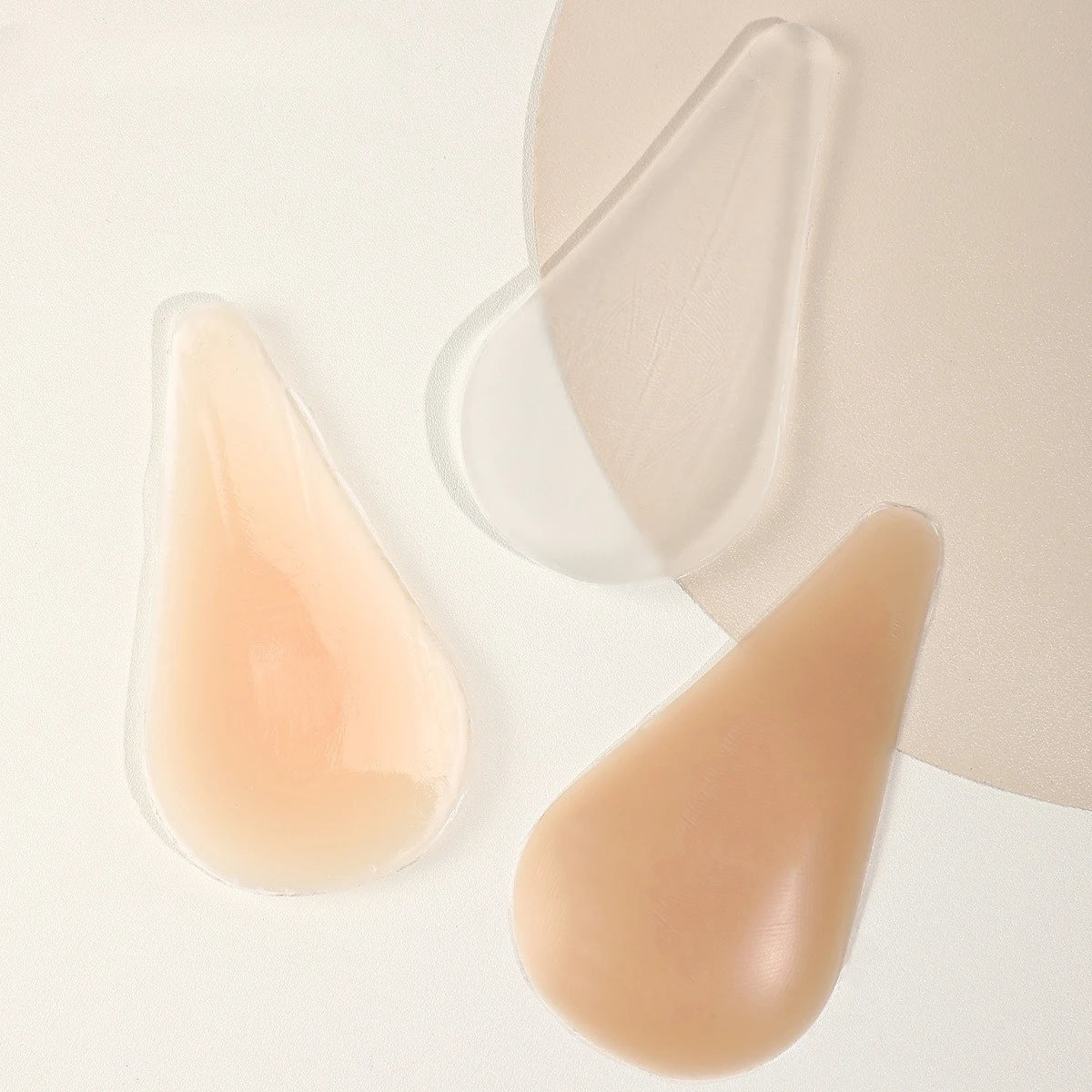 Reusable Invisible Silicone Anti-Exposure Stickers Stick Firmly Without Leaving Marks Waterproof Cover Pad Body Care Tools