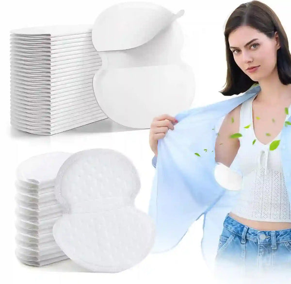 10-80Pcs Underarm Sweat Pads for Women and Men Fight Hyperhidrosis Comfortable Unflavored Non Visible Extra Adhesive Disposable