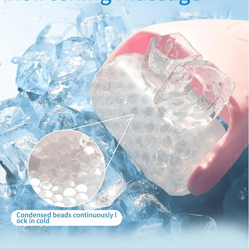 Ice Roller/massager face ice head roller Facial Cooling Beauty Tool Decrease Dark Circles Reusable Clean ice compress care HF11